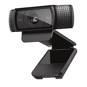 Logitech C920S Webcam Pro HD, negra