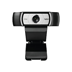 Logitech C930e Business Webcam, 1920 x 1080 Pixeles, 30 pps, 720p,1080p, 4x, USB, Negro 960-000972