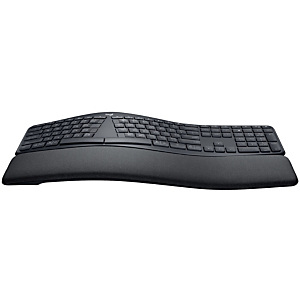 Logitech Ergo K860, Estándar, RF Wireless + Bluetooth, Switch de tecla semimecánico, Negro 920-010104