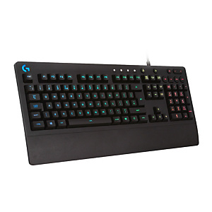 Logitech G G213 Prodigy, Completo (100%), Alámbrico, USB, QWERTY, LED RGB, Negro 920-008093