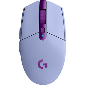 Logitech G G305, Droitier, Optique, RF sans fil + Bluetooth, 12000 DPI, 1 ms, Lilas 910-006023 Logitech G G305, Droitier, Optique, RF sans fil + Bluetooth, 12000 DPI, 1 ms, Lilas 910-006023