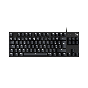 Logitech G G413 TKL SE, Tenkeyless (sin zona numérica) (80 - 87%), USB, Interruptor mecánico, QWERTY, LED, Negro 920-010559 Logitech G G413 TKL SE, Tenkeyless (sin zona numérica) (80 - 87%), USB, Interruptor mecánico, QWERTY, LED, Negro 920-010559