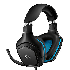 Logitech G G432 7.1 Surround Sound Wired Gaming Headset, Casque, Arceau, Jouer, Noir, Bleu, Binaural, Rotatif 981-000770 Logitech G G432 7.1 Surround Sound Wired Gaming Headset, Casque, Arceau, Jouer, Noir, Bleu, Binaural, Rotatif 981-000770