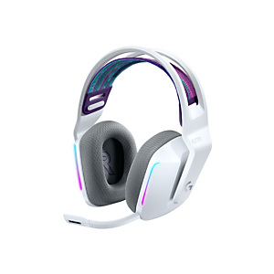 Logitech G G733 wireless gaming, Sans fil, Gaming, 20 - 20000 Hz, 278 g, Casque, Blanc 981-000883 Logitech G G733 wireless gaming, Sans fil, Gaming, 20 - 20000 Hz, 278 g, Casque, Blanc 981-000883
