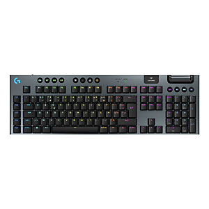 Logitech G G915 X LIGHTSPEED, Avec fil &sans fil, USB + RF Wireless + Bluetooth, Clavier mécanique, AZERTY, LED, Noir 920-012672 Logitech G G915 X LIGHTSPEED, Avec fil &sans fil, USB + RF Wireless + Bluetooth, Clavier mécanique, AZERTY, LED, Noir 920-012672
