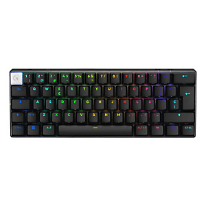 Logitech G PRO X 60, Inalámbrico y alámbrico, USB + RF Wireless + Bluetooth, Interruptor mecánico, QWERTY, LED RGB, Negro 920-011903 Logitech G PRO X 60, Inalámbrico y alámbrico, USB + RF Wireless + Bluetooth, Interruptor mecánico, QWERTY, LED RGB, Negro 920-011903