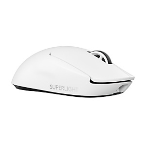 Logitech G PRO X, mano derecha, Óptico, RF inalámbrico, 32000 DPI, 0,5 ms, Blanco 910-006639 Logitech G PRO X, mano derecha, Óptico, RF inalámbrico, 32000 DPI, 0,5 ms, Blanco 910-006639