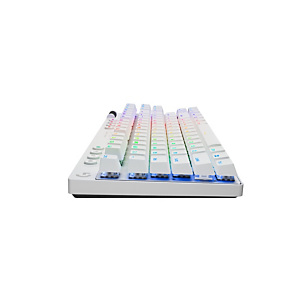 Logitech G PRO X TKL, Sans fil, RF sans fil + Bluetooth, Clavier mécanique, AZERTY, LED RGB, Blanc 920-012145 Logitech G PRO X TKL, Sans fil, RF sans fil + Bluetooth, Clavier mécanique, AZERTY, LED RGB, Blanc 920-012145