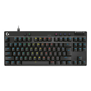 Logitech G PRO X TKL RAPID, Alámbrico, USB, Magnetic-mechanical key switch, QWERTY, LED, Negro 920-013233 Logitech G PRO X TKL RAPID, Alámbrico, USB, Magnetic-mechanical key switch, QWERTY, LED, Negro 920-013233