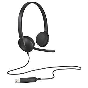 Logitech H340 USB Computer Headset, Alámbrico, Oficina/Centro de llamadas, 20 - 20000 Hz, 100 g, Auriculares, Negro 981-000475 Logitech H340 USB Computer Headset, Alámbrico, Oficina/Centro de llamadas, 20 - 20000 Hz, 100 g, Auriculares, Negro 981-000475