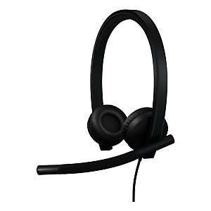 Logitech H570e, Alámbrico, Oficina/Centro de llamadas, 89 g, Auriculares, Negro 981-001430 Logitech H570e, Alámbrico, Oficina/Centro de llamadas, 89 g, Auriculares, Negro 981-001430