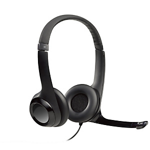 Logitech LGT-H390, Alámbrico, Oficina/Centro de llamadas, 20 - 20000 Hz, 197 g, Auriculares, Negro 981-000406