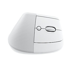 Logitech Lift for Mac, Droitier, Conception verticale, Optique, RF sans fil + Bluetooth, 4000 DPI, Blanc 910-006477 Logitech Lift for Mac, Droitier, Conception verticale, Optique, RF sans fil + Bluetooth, 4000 DPI, Blanc 910-006477