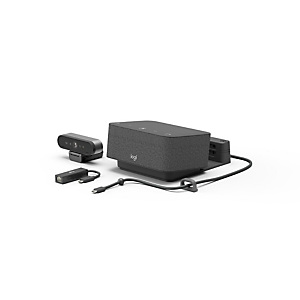 Logitech Logi Dock Focus Room kit Teams, Sistema de vídeoconferencia personal, 4K Ultra HD, 90 pps, 5x, Grafito 991-000457 Logitech Logi Dock Focus Room kit Teams, Sistema de vídeoconferencia personal, 4K Ultra HD, 90 pps, 5x, Grafito 991-000457