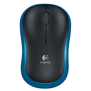 Logitech M185 Ratón óptico inalámbrico, azul Logitech M185 Ratón óptico inalámbrico, azul