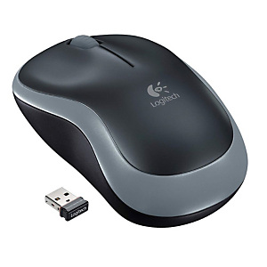 Logitech M185 Ratón óptico inalámbrico, gris Logitech M185 Ratón óptico inalámbrico, gris