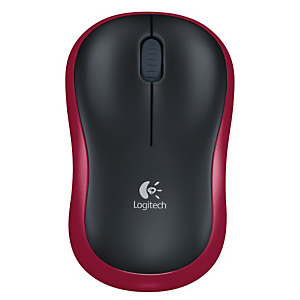 Logitech M185 Ratón óptico inalámbrico, rojo Logitech M185 Ratón óptico inalámbrico, rojo