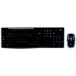 Logitech MK270 Combo de teclado y ratón, inalámbricos, nano receptor USB-A, versión española, negros, 920-004513 Logitech MK270 Combo de teclado y ratón, inalámbricos, nano receptor USB-A, versión española, negros, 920-004513