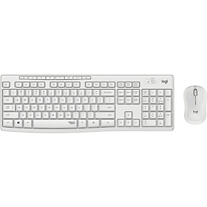Logitech MK295 Silent Wireless Combo, Completo (100%), USB, QWERTY, Blanco, Ratón incluido 920-009822 Logitech MK295 Silent Wireless Combo, Completo (100%), USB, QWERTY, Blanco, Ratón incluido 920-009822