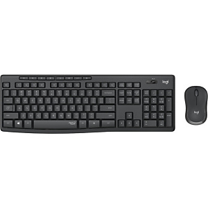 Logitech MK295 Silent Wireless Combo, Completo (100%), USB, QWERTY, Grafito, Ratón incluido 920-009798 Logitech MK295 Silent Wireless Combo, Completo (100%), USB, QWERTY, Grafito, Ratón incluido 920-009798