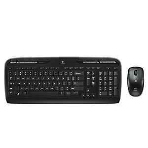 Logitech MK330 Combo de teclado y ratón, inalámbricos, nano receptor USB-A, versión española, negros, 920-003978 Logitech MK330 Combo de teclado y ratón, inalámbricos, nano receptor USB-A, versión española, negros, 920-003978