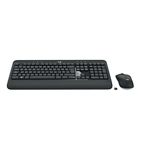 Logitech MK540 Advanced, Sans fil, RF sans fil, Clavier à membrane, AZERTY, Noir, Blanc, Souris incluse 920-008676 Logitech MK540 Advanced, Sans fil, RF sans fil, Clavier à membrane, AZERTY, Noir, Blanc, Souris incluse 920-008676