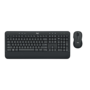 Logitech MK545 ADVANCED Wireless Keyboard and Mouse Combo, Completo (100%), USB, QWERTZ, Negro, Ratón incluido 920-008889 Logitech MK545 ADVANCED Wireless Keyboard and Mouse Combo, Completo (100%), USB, QWERTZ, Negro, Ratón incluido 920-008889
