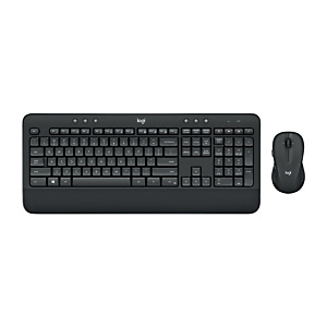 Logitech MK545 ADVANCED Wireless Keyboard and Mouse Combo, Taille réelle (100 %), Sans fil, RF sans fil, Noir, Souris incluse 920-008982 Logitech MK545 ADVANCED Wireless Keyboard and Mouse Combo, Taille réelle (100 %), Sans fil, RF sans fil, Noir, Souris incluse 920-008982