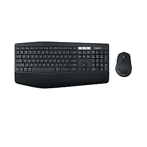 Logitech MK850 Performance, Completo (100%), Inalámbrico, RF Wireless + Bluetooth, QWERTY, Negro, Ratón incluido 920-008226 Logitech MK850 Performance, Completo (100%), Inalámbrico, RF Wireless + Bluetooth, QWERTY, Negro, Ratón incluido 920-008226