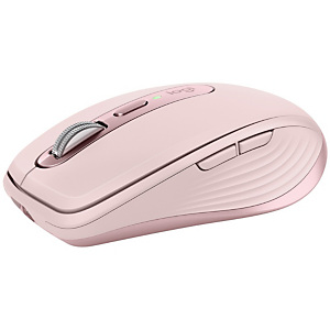 Logitech MX Anywhere 3, mano derecha, RF inalámbrica + Bluetooth, 4000 DPI, Rosa 910-005990 Logitech MX Anywhere 3, mano derecha, RF inalámbrica + Bluetooth, 4000 DPI, Rosa 910-005990