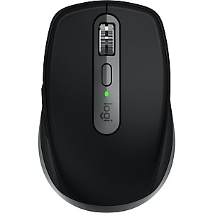 Logitech MX Anywhere 3S for Mac, Droitier, Laser, RF sans fil + Bluetooth, 8000 DPI, Noir, Graphite 910-006947 Logitech MX Anywhere 3S for Mac, Droitier, Laser, RF sans fil + Bluetooth, 8000 DPI, Noir, Graphite 910-006947