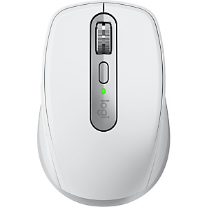Logitech MX Anywhere 3S for Mac, mano derecha, Laser, RF Wireless + Bluetooth, 8000 DPI, Plata, Blanco 910-006946 Logitech MX Anywhere 3S for Mac, mano derecha, Laser, RF Wireless + Bluetooth, 8000 DPI, Plata, Blanco 910-006946