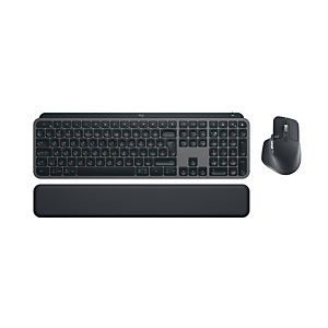 Logitech MX Keys S Combo, RF Wireless + Bluetooth, Switch de tecla de tijera, AZERTY, LED, Grafito, Ratón incluido 920-011607 Logitech MX Keys S Combo, RF Wireless + Bluetooth, Switch de tecla de tijera, AZERTY, LED, Grafito, Ratón incluido 920-011607