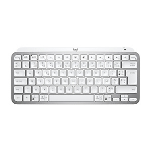 Logitech MX Keys Mini for Business, Mini, RF sans fil + Bluetooth, Commutateur de touche « ciseaux », AZERTY, LED, Aluminium, Blanc 920-010600 Logitech MX Keys Mini for Business, Mini, RF sans fil + Bluetooth, Commutateur de touche « ciseaux », AZERTY, LED, Aluminium, Blanc 920-010600