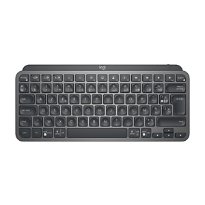 Logitech MX Keys Mini for Business, Mini, RF sans fil + Bluetooth, Commutateur de touche « ciseaux », AZERTY, LED, Graphite 920-010599 Logitech MX Keys Mini for Business, Mini, RF sans fil + Bluetooth, Commutateur de touche « ciseaux », AZERTY, LED, Graphite 920-010599