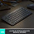 Logitech MX Keys Mini Minimalist Wireless Illuminated Keyboard, RF Wireless + Bluetooth, Rosa 920-010813 - 4