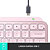 Logitech MX Keys Mini Minimalist Wireless Illuminated Keyboard, RF Wireless + Bluetooth, Rosa 920-010813 - 8