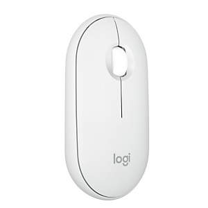 Logitech Pebble 2 M350s, Ambidextre, Optique, RF sans fil + Bluetooth, 4000 DPI, Blanc 910-007013 Logitech Pebble 2 M350s, Ambidextre, Optique, RF sans fil + Bluetooth, 4000 DPI, Blanc 910-007013