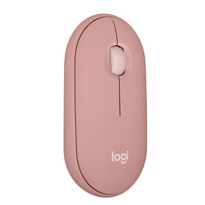 Logitech Pebble 2 M350s, Ambidextro, Óptico, RF Wireless + Bluetooth, 4000 DPI, Blanco 910-007014