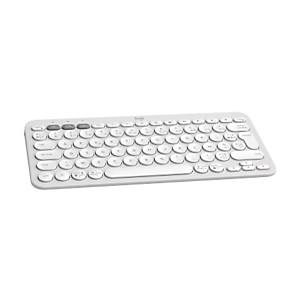 Logitech Pebble Keys 2 K380s, Mini, Sans fil, RF sans fil + Bluetooth, Commutateur de touche « ciseaux », AZERTY, Blanc 920-011804 Logitech Pebble Keys 2 K380s, Mini, Sans fil, RF sans fil + Bluetooth, Commutateur de touche « ciseaux », AZERTY, Blanc 920-011804