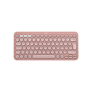 Logitech Pebble Keys 2 K380s, Mini, Sans fil, RF sans fil + Bluetooth, Commutateur de touche « ciseaux », AZERTY, Rose 920-011805 Logitech Pebble Keys 2 K380s, Mini, Sans fil, RF sans fil + Bluetooth, Commutateur de touche « ciseaux », AZERTY, Rose 920-011805