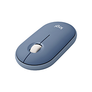 Logitech Pebble M350, Ambidextro, Óptico, RF Wireless + Bluetooth, 1000 DPI, Azul 910-006753 Logitech Pebble M350, Ambidextro, Óptico, RF Wireless + Bluetooth, 1000 DPI, Azul 910-006753