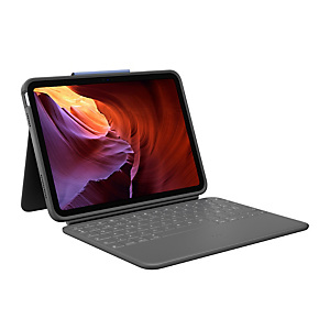 Logitech Rugged Folio, QWERTY, Español, 1,8 cm, 1,2 mm, Apple, iPad (10.ª generación) Modelo: A2696, A2757, A2777 920-011203 Logitech Rugged Folio, QWERTY, Español, 1,8 cm, 1,2 mm, Apple, iPad (10.ª generación) Modelo: A2696, A2757, A2777 920-011203