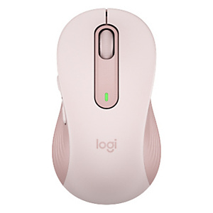 Logitech Signature M650 L, Droitier, Optique, RF sans fil + Bluetooth, 4000 DPI, Rose 910-006237 Logitech Signature M650 L, Droitier, Optique, RF sans fil + Bluetooth, 4000 DPI, Rose 910-006237