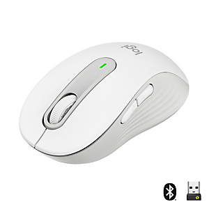 Logitech Signature M650, mano derecha, Óptico, RF inalámbrica + Bluetooth, 2000 DPI, Blanco 910-006255 Logitech Signature M650, mano derecha, Óptico, RF inalámbrica + Bluetooth, 2000 DPI, Blanco 910-006255