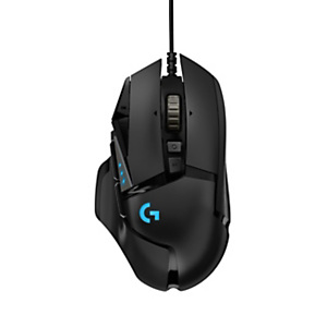 Logitech Souris filaire gaming droitier G502 HERO - 11 boutons - USB-A - 5 profils programmables - Noir Logitech Souris filaire gaming droitier G502 HERO - 11 boutons - USB-A - 5 profils programmables - Noir