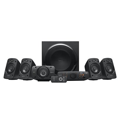 Logitech Surround Sound Speakers Z906, 5.1 canales, 500 W, Universal, Negro, 1000 W, IR 980-000468 - 1
