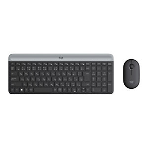 LOGITECH Tastiera e mouse wireless MK470, Nero