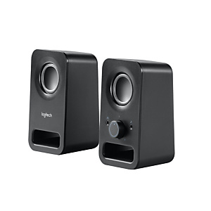 Logitech Z150, 2.0 canales, Alámbrico, 3,5 mm, 6 W, Negro 980-000814 Logitech Z150, 2.0 canales, Alámbrico, 3,5 mm, 6 W, Negro 980-000814