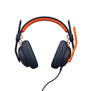 Logitech Zone Learn, Inalámbrico, Educación, 192 g, Auriculares, Azul, Naranja 981-001389